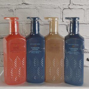 BATH & BODY WORKS 'GENTLE GEL HAND SOAP' SIGNATURE~SCENTS   4-PIECE VARIETY SET